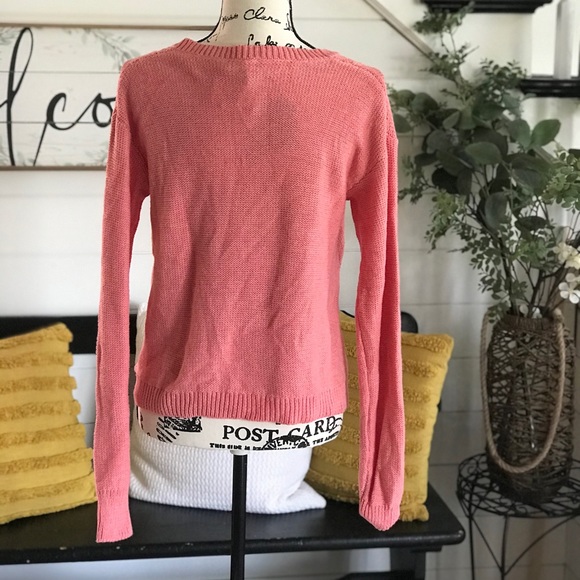 AEROPOSTALE Dark Pink Knit Sweater - Small - Picture 3 of 7
